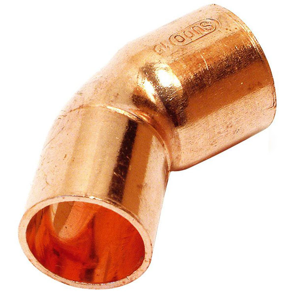 Te reducida de cobre 28-22-28 para soldar con conexiones Hembra de Comap-Sudo